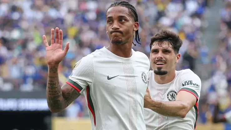 Chelsea Defeats Fluminense 2-0: Advances to FIFA Club World Cup Final João Pedro celebrates after scoring the first goal for Chelsea against Fluminense in the FIFA Club World Cup semi-final.